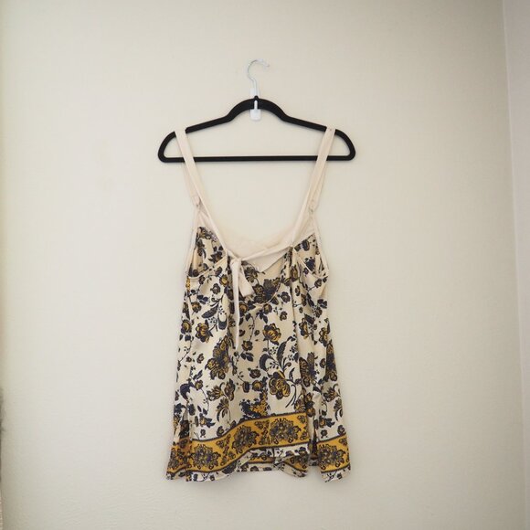 Free People Floral Camisole in Cream and Yellow - Picture 7 of 7